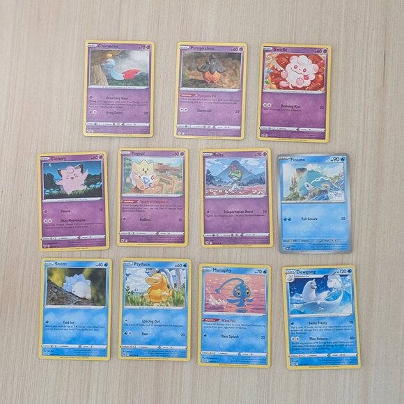 42 Pokemon TCG Trading Cards - Trainer Fire Water Psychic Dark Electric Fighting - Picture 5 of 7